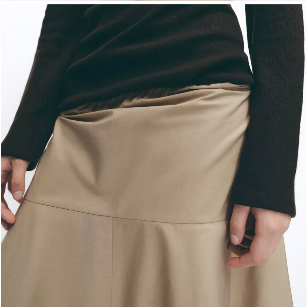 ZARA CLASP COMBINATION DRESS Size M NEW WITH TAG! - Picture 8 of 9